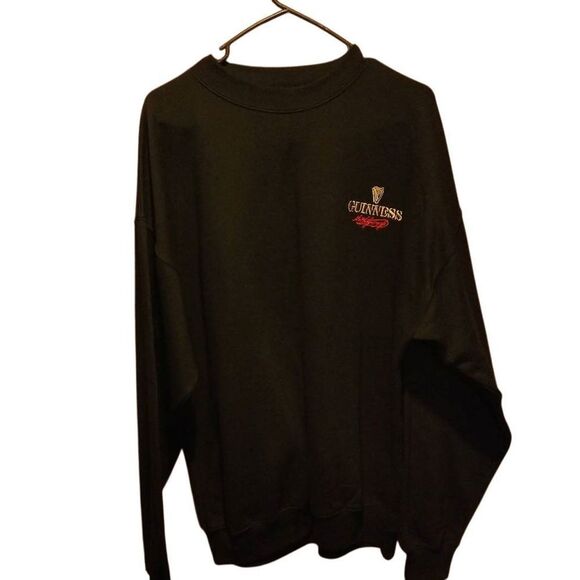 NWOT Guinness Sweatshirt by Guinness XL Black and Thick Warm - Picture 4 of 13
